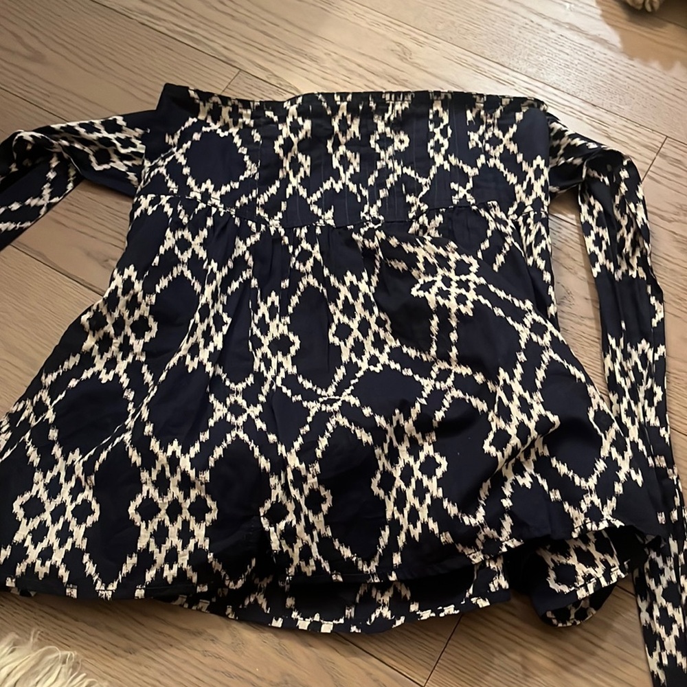 Anthropology tie, tube top